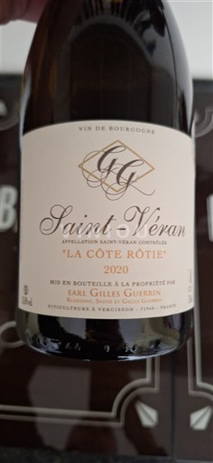 Burgund Saint-Véran EARL Gilles Guerrin La Côte Rôtie 2020