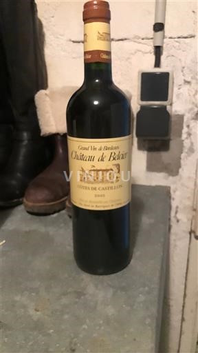 Víno Rouge sec Château Belcier 2005 Francie Bordeaux Nespecifikováno AOC