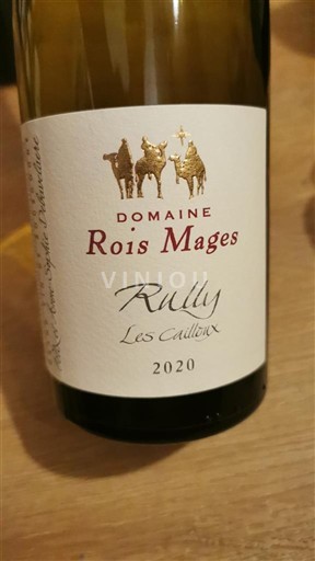Verërat Blanc sec Les Cailloux Domaine Rois Mages 2020 Francë Burgundi Rully AOC