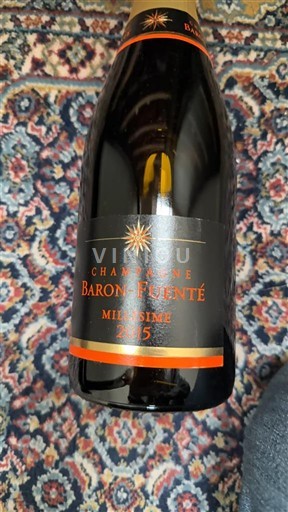 Vera e gazuar Blanc brut Millésime Baron-Fuenté 2015 Francë Shampanjë AOC