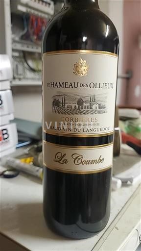 Víno Rouge sec La Coumbe Le Hameau des Ollieux 2022 Francie Languedoc Corbières AOC