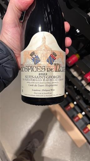 Burgundi Nuits-Sainte-Georges Hospices de Nuits Les Fleurières-Les Plantes au Baron 2022