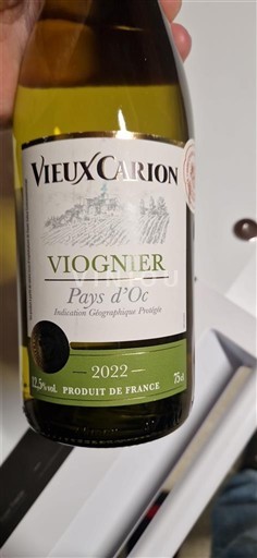 Víno Blanc sec Vieux Carion 2022 Francie Languedoc a Roussillon Pays d'Oc IGP