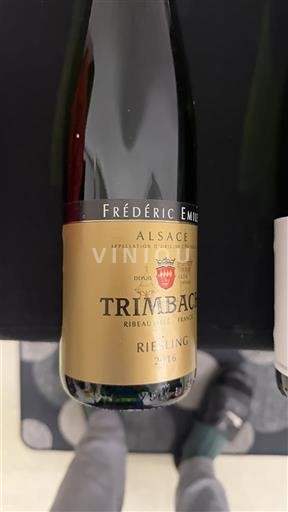 Vinuri Blanc sec Trimbach 2016 Franța Alsacia Vin de France