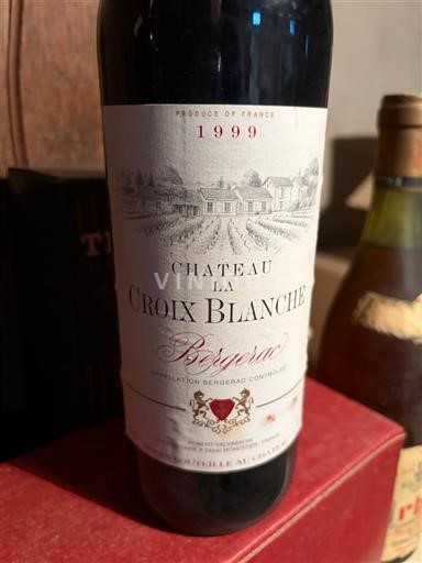 Viinit Rouge sec Château La Croix Blanche 1999 Ranska Lounais-Ranska Bergerac AOC