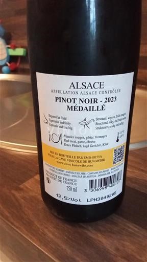 Alsace Alsace Grand Cru La Cave Vinicole de Hunawihr Médaillé 2023