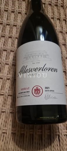 Rajoni Bregdetar Swartland Allesverloren Shiraz 2021