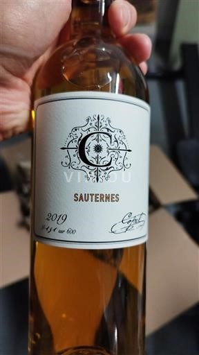 Вина Blanc liquoreux Xavier Copel 2019 Francuska Bordo Сотерн AOC