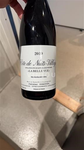 Wines Rouge sec La Belle Vue Frédéric Esmonin 2019 France Burgundy Côte de Nuits Villages AOC