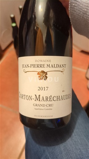 Вина Rouge sec Domaine Jean-Pierre Maldant 2017 Francuska Burgundija Corton AOC Grand Cru