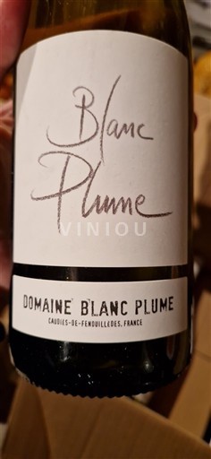 Verërat Blanc sec Blanc Plume Domaine Blanc Plume Non millésimé Francë Lengdok dhe Rusionjë Katalanas Bregdetar IGP