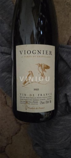 Viner Blanc sec Le Temps du Grapillou 2022 Frankrike Languedoc Ikke spesifisert AOC