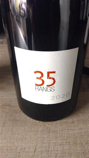 Wijnen Rouge sec 35 Rangs 2020 Frankrijk Bordeaux AOC