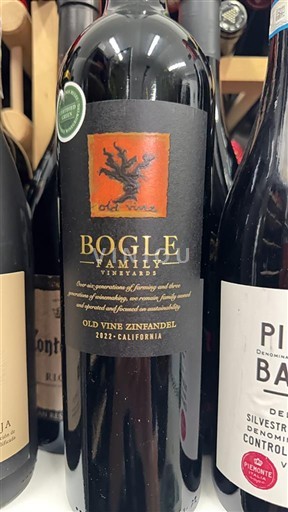 Kalifornijske AVA Nespecificirano Bogle Family Vineyards Old Vine Zinfandel 2022