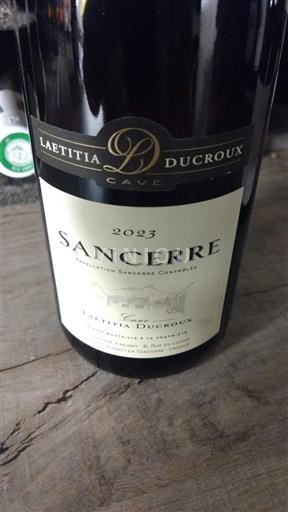 Вина Rouge sec Laetitia Ducroux 2023 Francuska Dolina Loare Сансер AOC