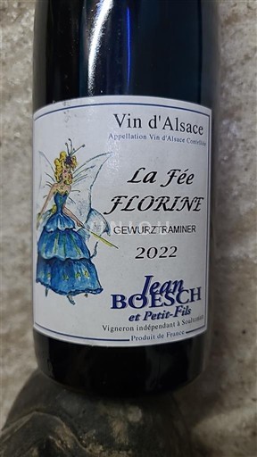 Alsace Jean Boesch et Fils La Fée Florine 2022