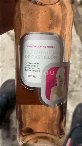 Bordoja Bordeaux rozë Vignobles Peyruse La Tentation de Castillon Jo Viti