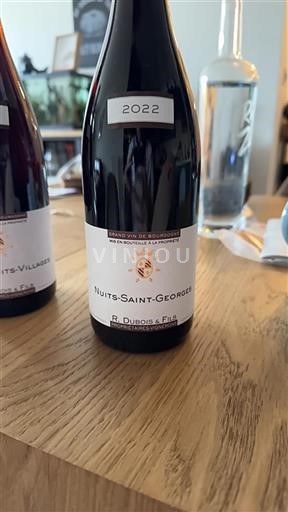 Vin Rouge sec R. Dubois & Fils 2022 France Bourgogne Nuits-saint-georges AOC