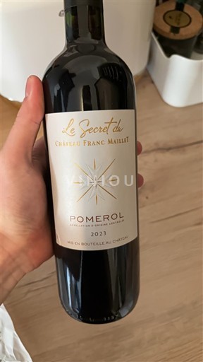 Bordo Pomerol Château Franc Maillet Le Secret du Château Franc Maillet 2023