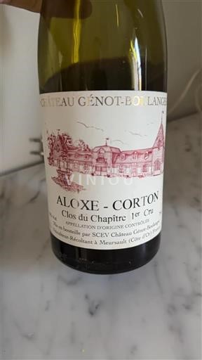 Burgund Aloxe-Corton Premier Cru Château Génot-Boulanger Clos du Chapitre 1er Cru 2002