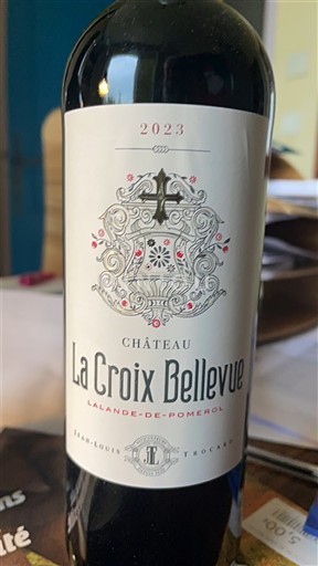 Vinos Rouge sec Château La Croix Bellevue 2023 Francia Burdeos Lalande-de-Pomerol AOC