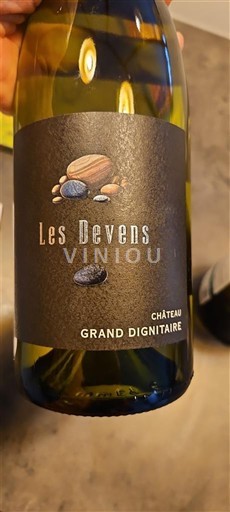 Verërat Blanc sec Les Devens Château Grand Dignitaire 2024 Francë Lugina e Ronës Bregdeti i Rodanit AOC