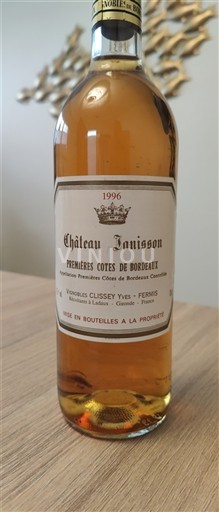Bordoja Premières-côtes-de-bordeaux Château Janisson 1996