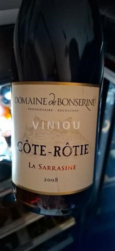 Lugina e Ronës Côte-rôtie Domaine Bonserine La Sarrasine 2008