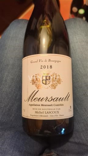 Burgundija Meursault Michel Lascoux 2018