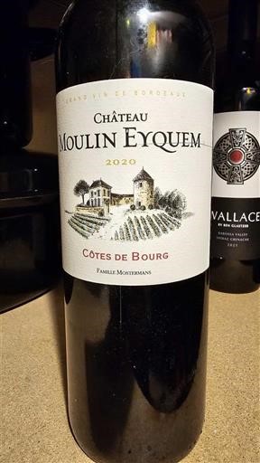 Bordoja Côtes-de-bourg Château Moulin Eyquem 2020