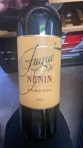 Bordoja Pomerol Nenin Fugue de Nenin 2022