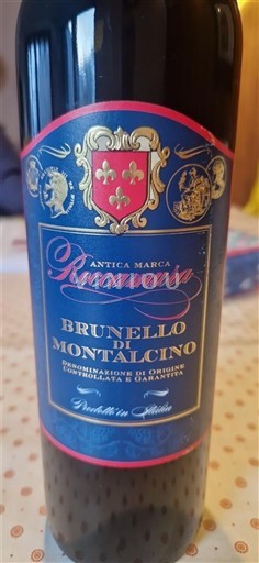 Viner Rouge sec Roccamatina 2015 Italia Toscana Brunello di Montalcino DOC