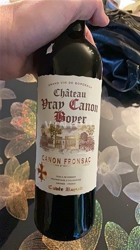 Bordo Канон-Фронсак Château Vray Canon Boyer Ravelille Невинтиджирано
