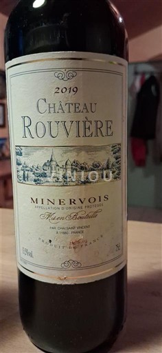 Languedok Minervois Château Rouvière 2019