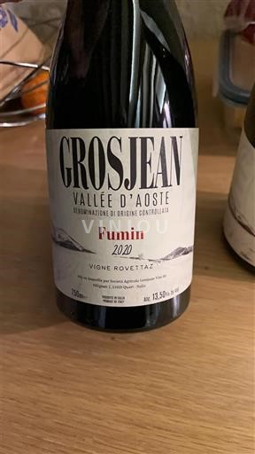 Valle d'Aosta Nespecificirano Grosjean Vigne Rovettaz 2020