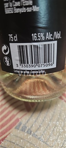 Ruzijon Muskat i Rivesaltes Domaine Cazes Le Canon du Maréchal Jo Viti