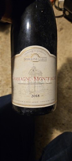 Burgundi Chassagne-montrachet Domaine Larue 2018