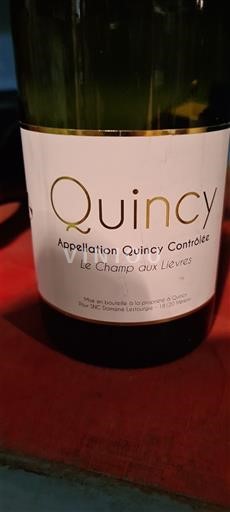 Lugina e Luarës Kuinci Domaine Latorse Le Champ aux Lièvres Jo Viti