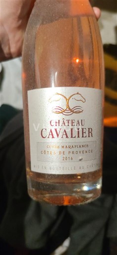 Provence Bregdeti i Provencës Château Cavalier Marafiance 2018