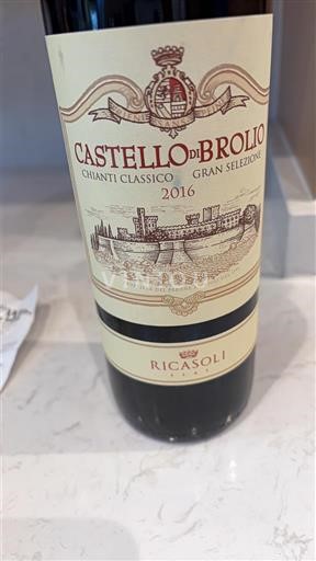 Toscana Chianti Classico Castello di Brolio Gran Selezione 2016