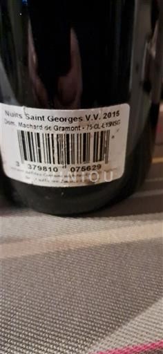Burgundi Nuits-Sainte-Georges Domaine Machard de Gramont V.V. 2015