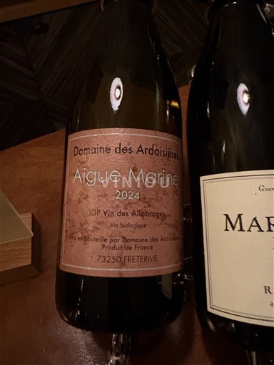 Alperna och Rhône-länderna Allobroges viner Domaine Ardoisières Aigue Marine 2024