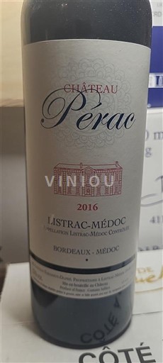 Bordeaux Listrac-Médoc Château Pérac 2016