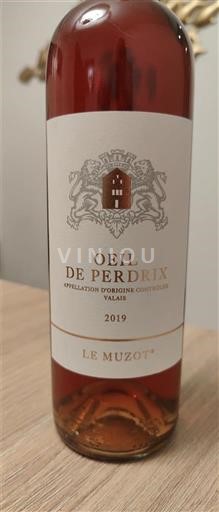 Вале Le Muzot Oeil de Perdrix 2019