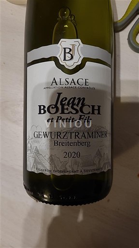 Alsace Jean Boesch et Petit-Fils Breitenberg 2020
