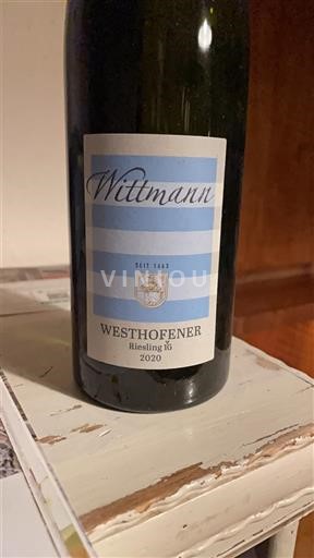 Rheinhessen Grand Cru Wittmann Westhofener Riesling GG 2020