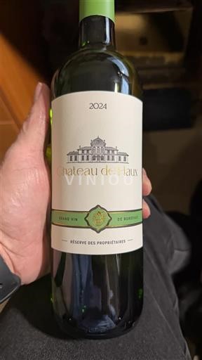Víno Blanc sec Réserve des Propriétaires Château Laub 2024 Francie Bordeaux AOC