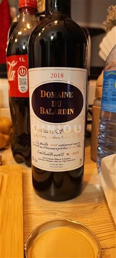 Bordoja Bordeaux Supérieur Domaine Balardin 2018