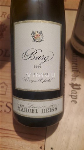 Алзас Алзас Гранд Кру Grand Cru Domaine Marcel Deiss Burg 2009
