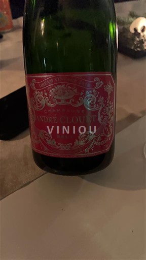 Vera e gazuar Rouge brut André Clouet Non millésimé Francë Shampanjë AOC
